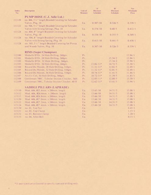 Strawberry Racing Cycles catalog (1979)