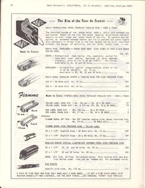 Cyclo-pedia catalog (1970) - Page 034