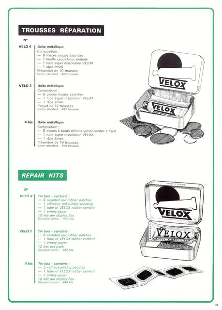 Velox / Tressostar / Tressorex / Tresseol / Guidoline / Plastilac catalog (1985)