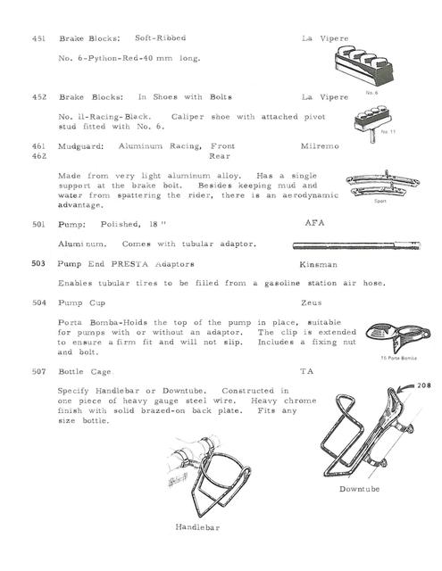 Hi-E parts list / price list (1971)