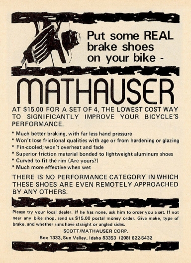 Scott / Mathauser advertisement (01-1977)