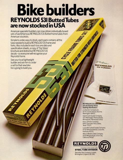 Reynolds 531 advertisement (08-1973)