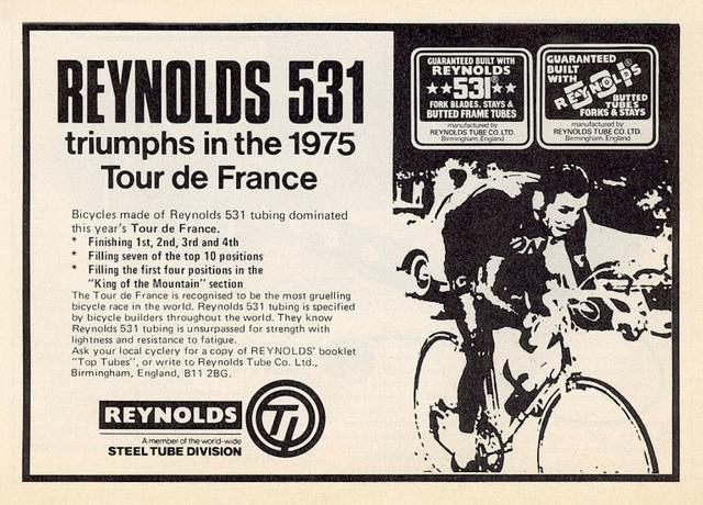 Reynolds 531 advertisement (10-1975)