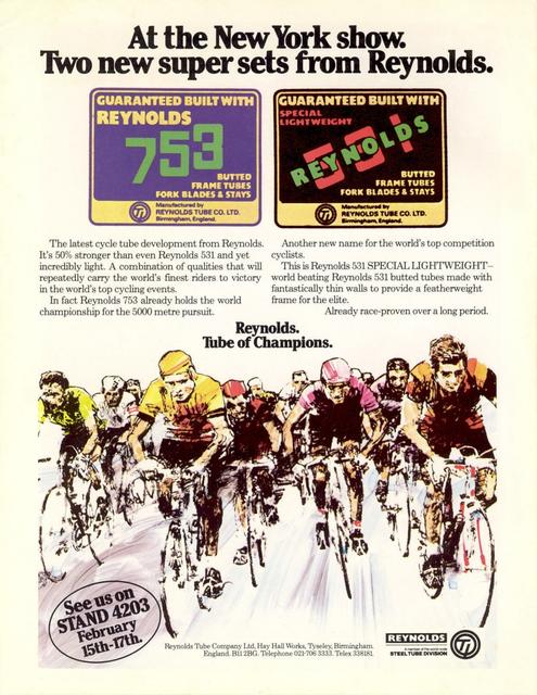 Reynolds 753 / 531 SL advertisement (03-1976)