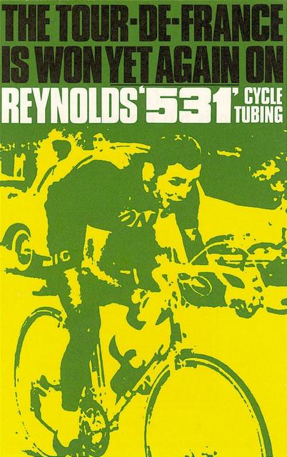Reynolds 531 advertising card (1971)