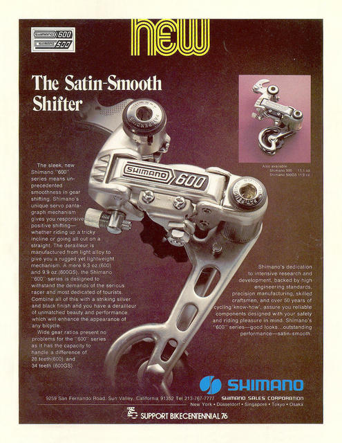 Shimano 600 advertisement (01-1976)