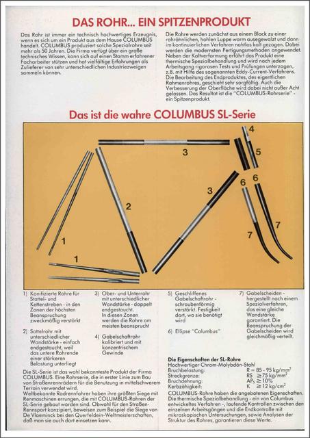 Columbus / A.L. Colombo brochure (1980)