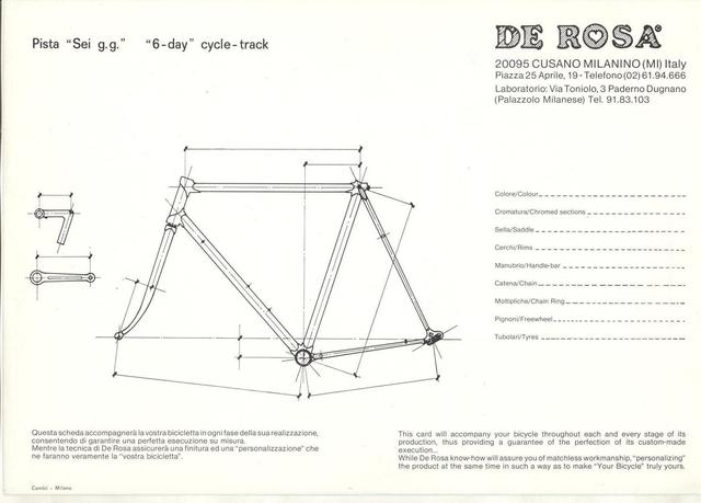 De Rosa catalog (1984)