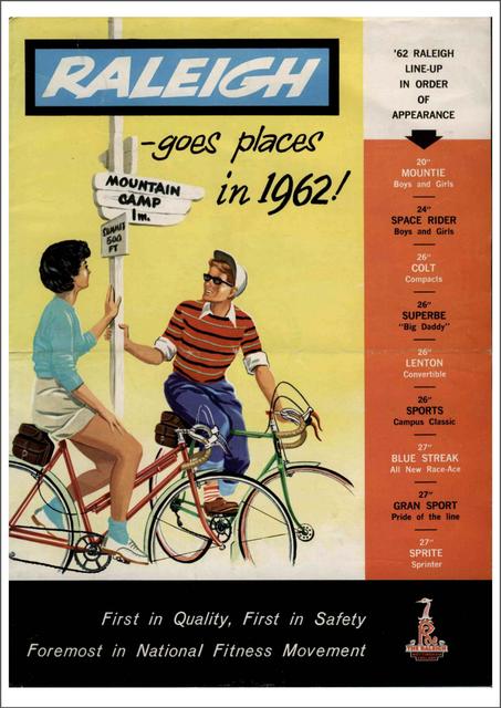 Raleigh catalog (1962)