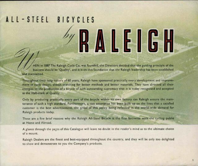 Raleigh catalog (1946)