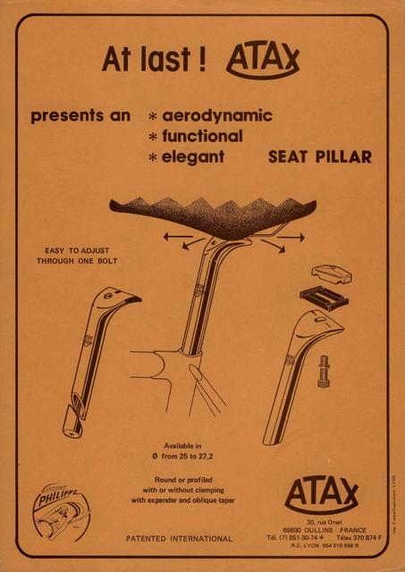 ATAX seat post flyer (1985)