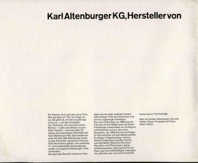 Altenburger catalog (1960)