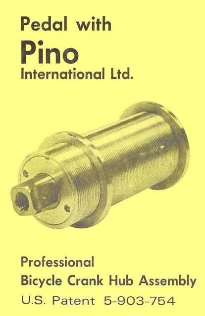 Pino Morroni Bottom Bracket Brochure (1973 - 1974)