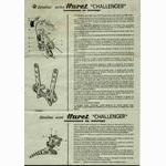 Huret Challenger fitting instructions (1974)