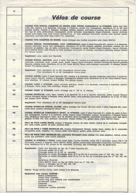 Lejeune price list (09-1972)