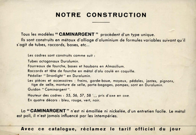 Caminargent catalog (1936)