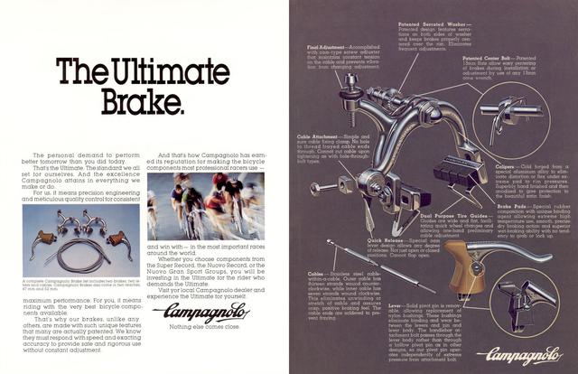 Campagnolo Record brakeset advertisement (01-1977)
