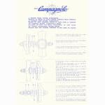 Campagnolo Record brakeset instructions (1971)