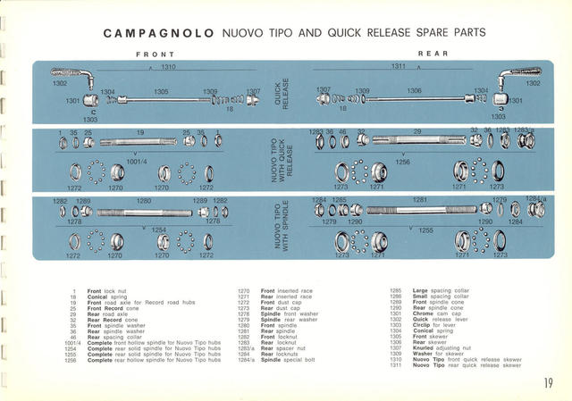 Campagnolo catalog # 16 (1968)