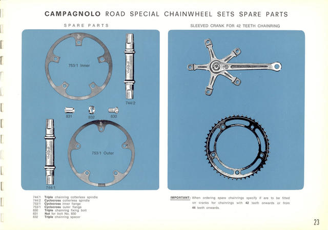 Campagnolo catalog # 16 (1968)