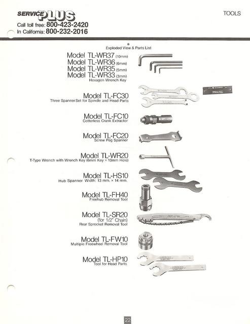 Shimano 600 EX catalog  (11-1983)
