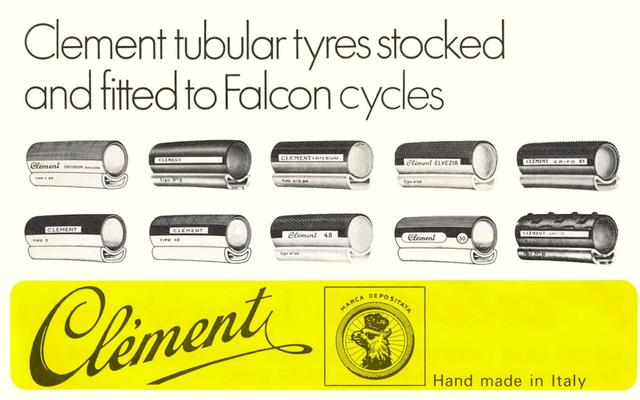 Clement excerpt from Falcon catalog (1974)