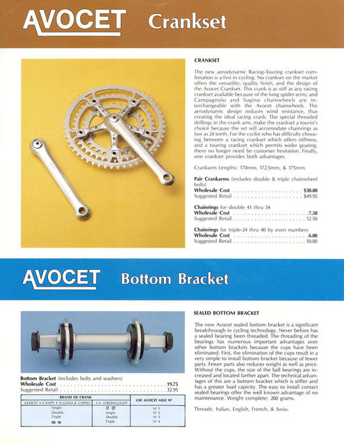 Avocet catalog (1979)