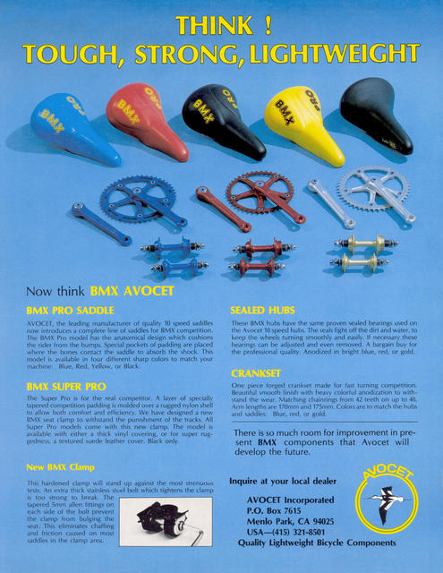 Avocet BMX brochure (1980)