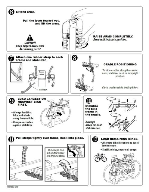 Yakima Swingdaddy 4 LM Instructions (2008 -2013)
