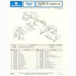 Shimano parts catalog  (04-1979)