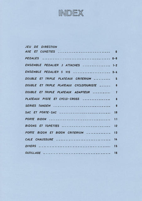 Specialites T.A. catalog (1973)