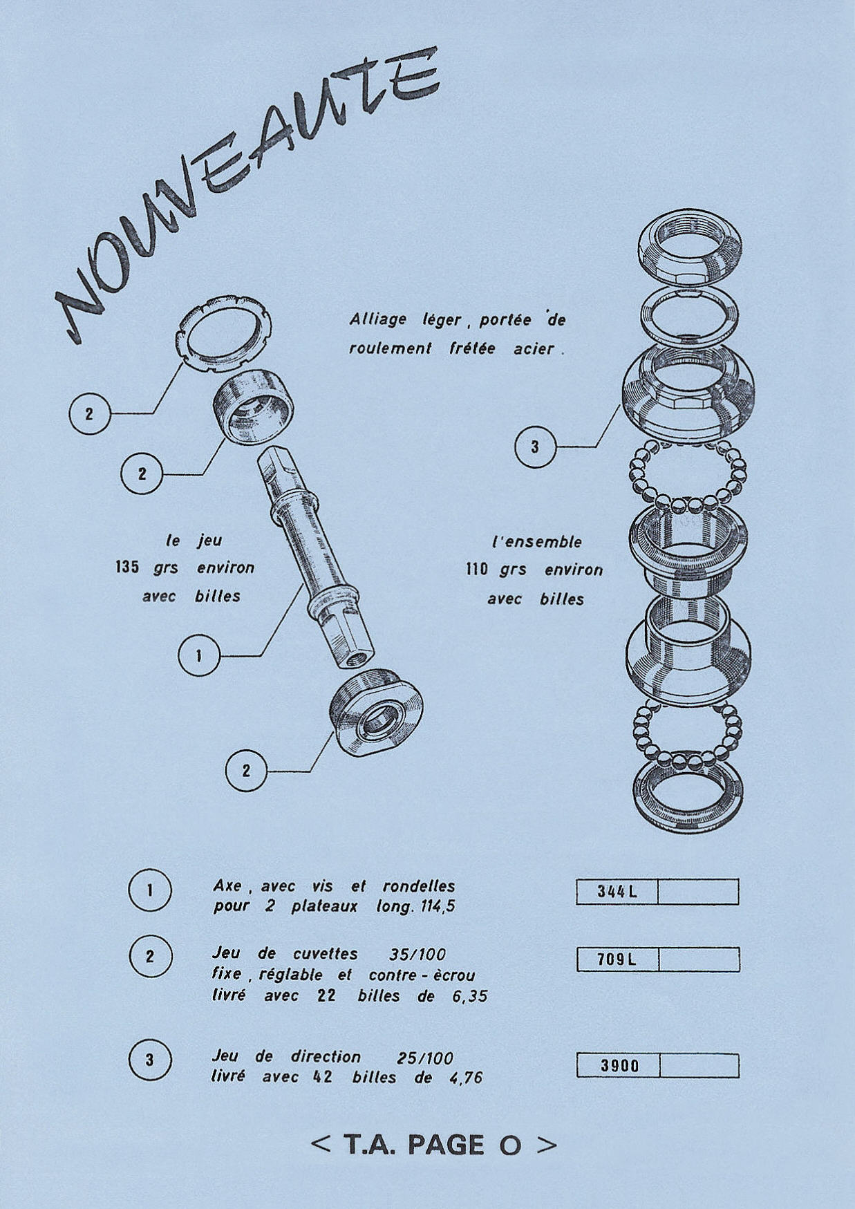 Specialites T.A. catalog (1973)