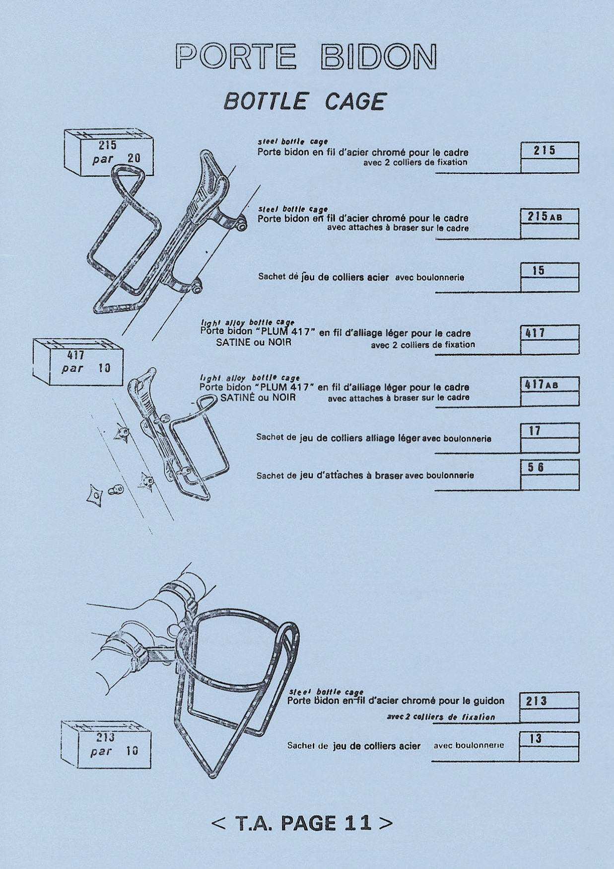 Specialites T.A. catalog (1973)