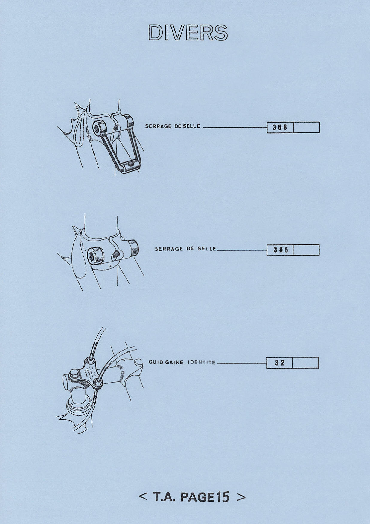 Specialites T.A. catalog (1973)