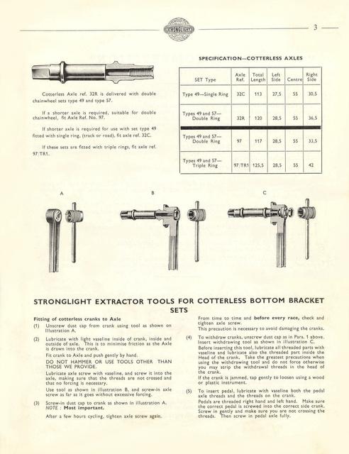 Stronglight catalog (1958)