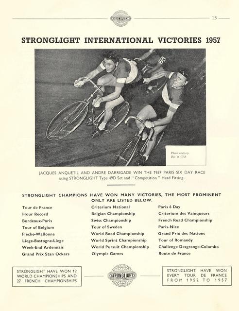 Stronglight catalog (1958)