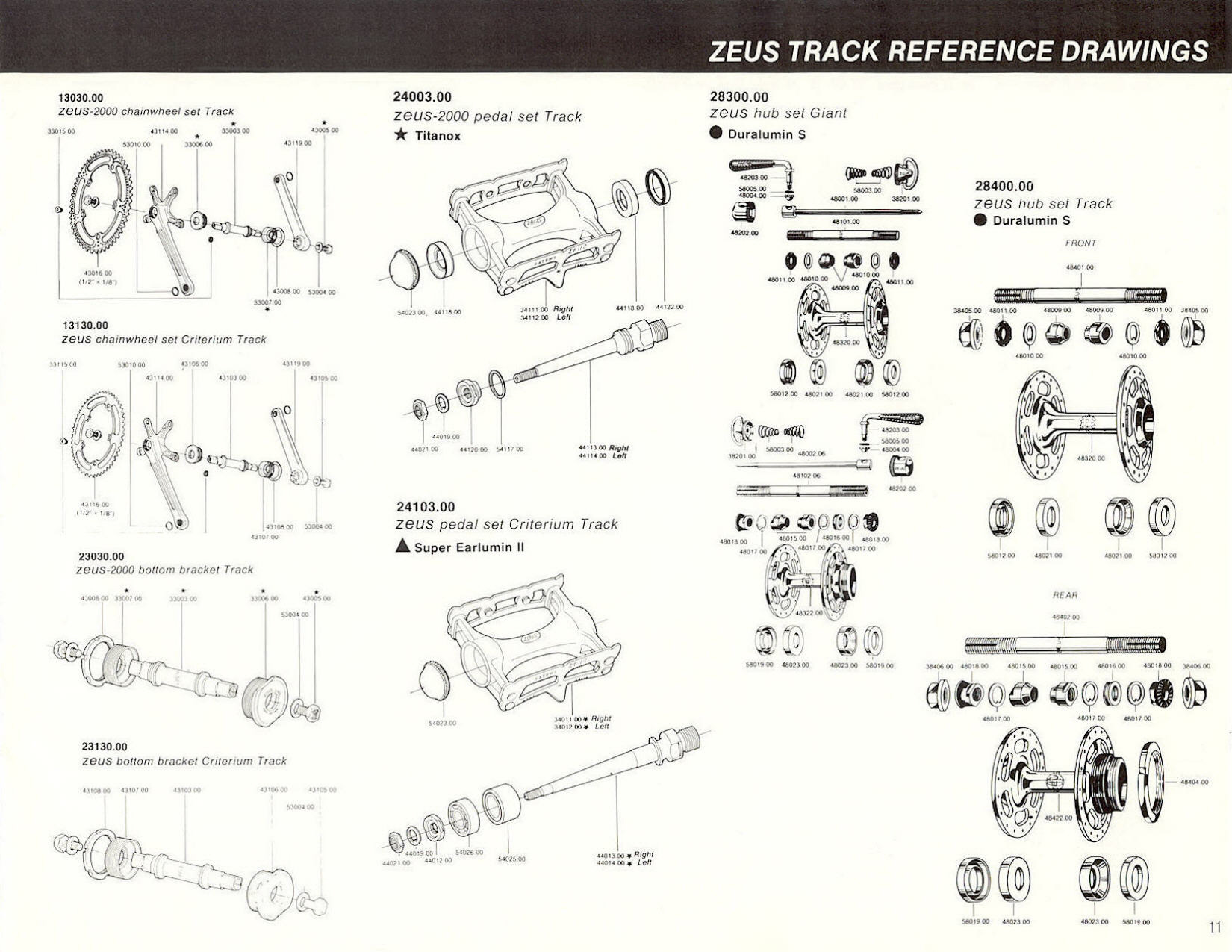 Zeus Cyclery (USA) catalog (1982)