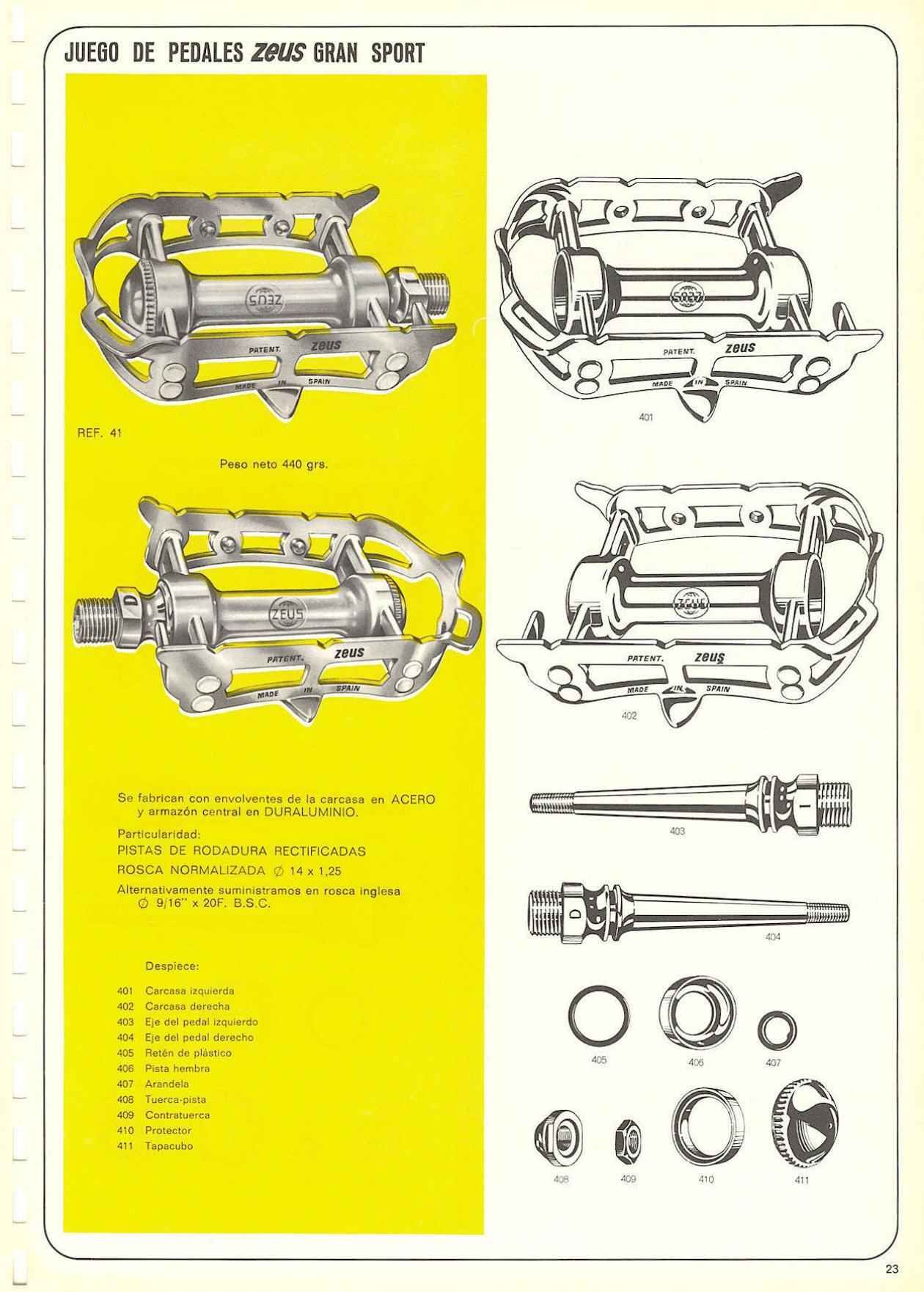 Zeus catalog # 101 (1970)