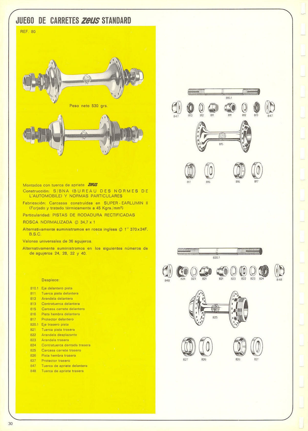 Zeus catalog # 101 (1970)