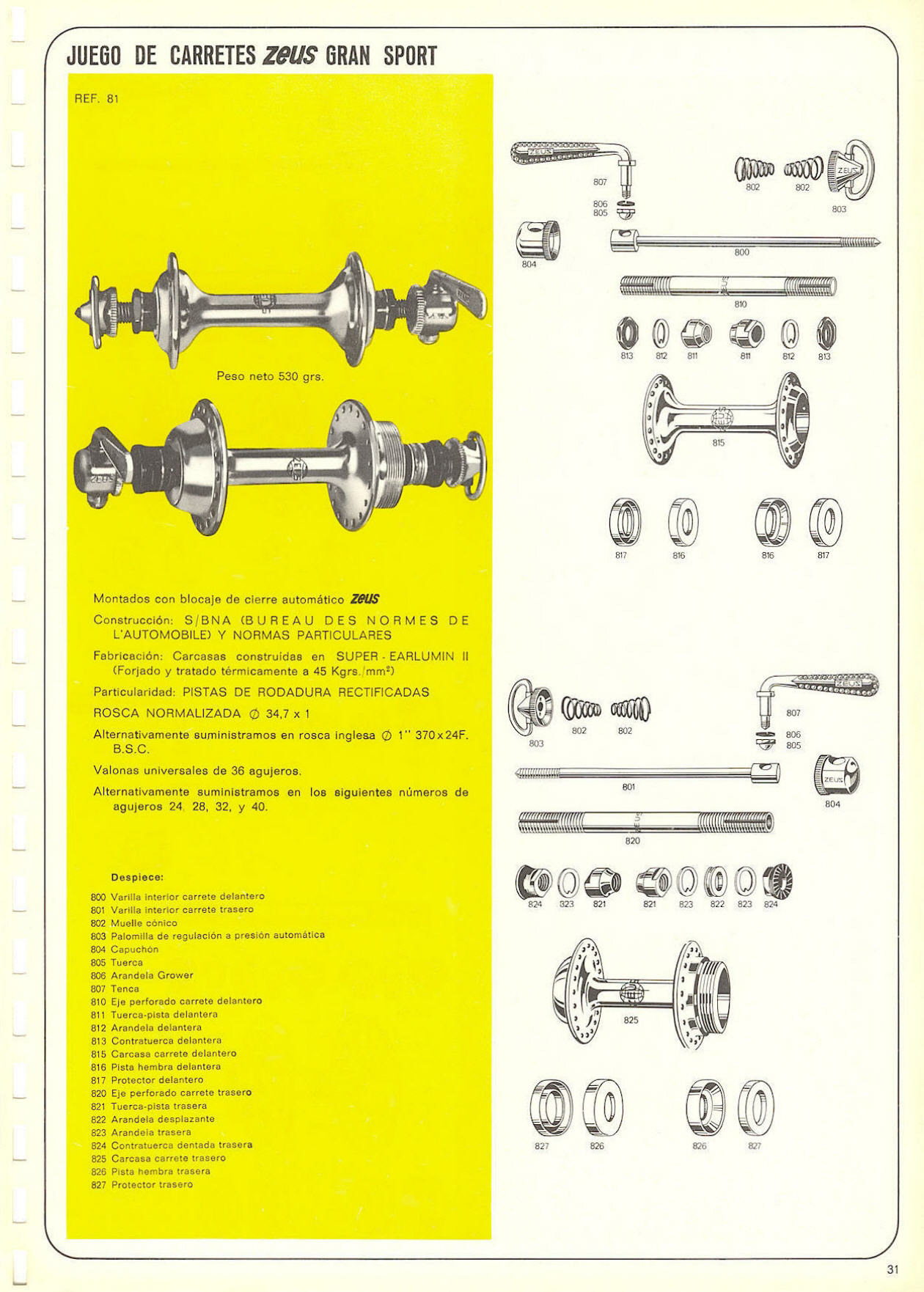 Zeus catalog # 101 (1970)