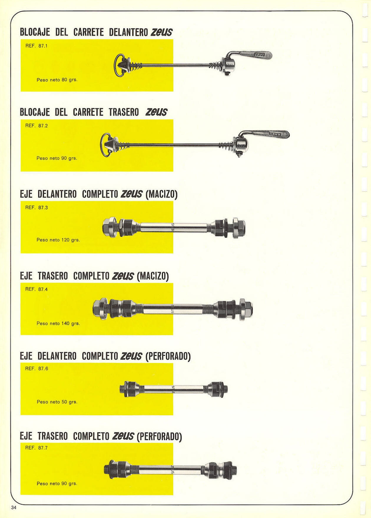 Zeus catalog # 101 (1970)