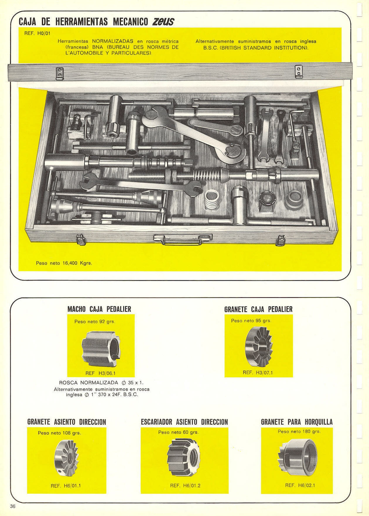 Zeus catalog # 101 (1970)