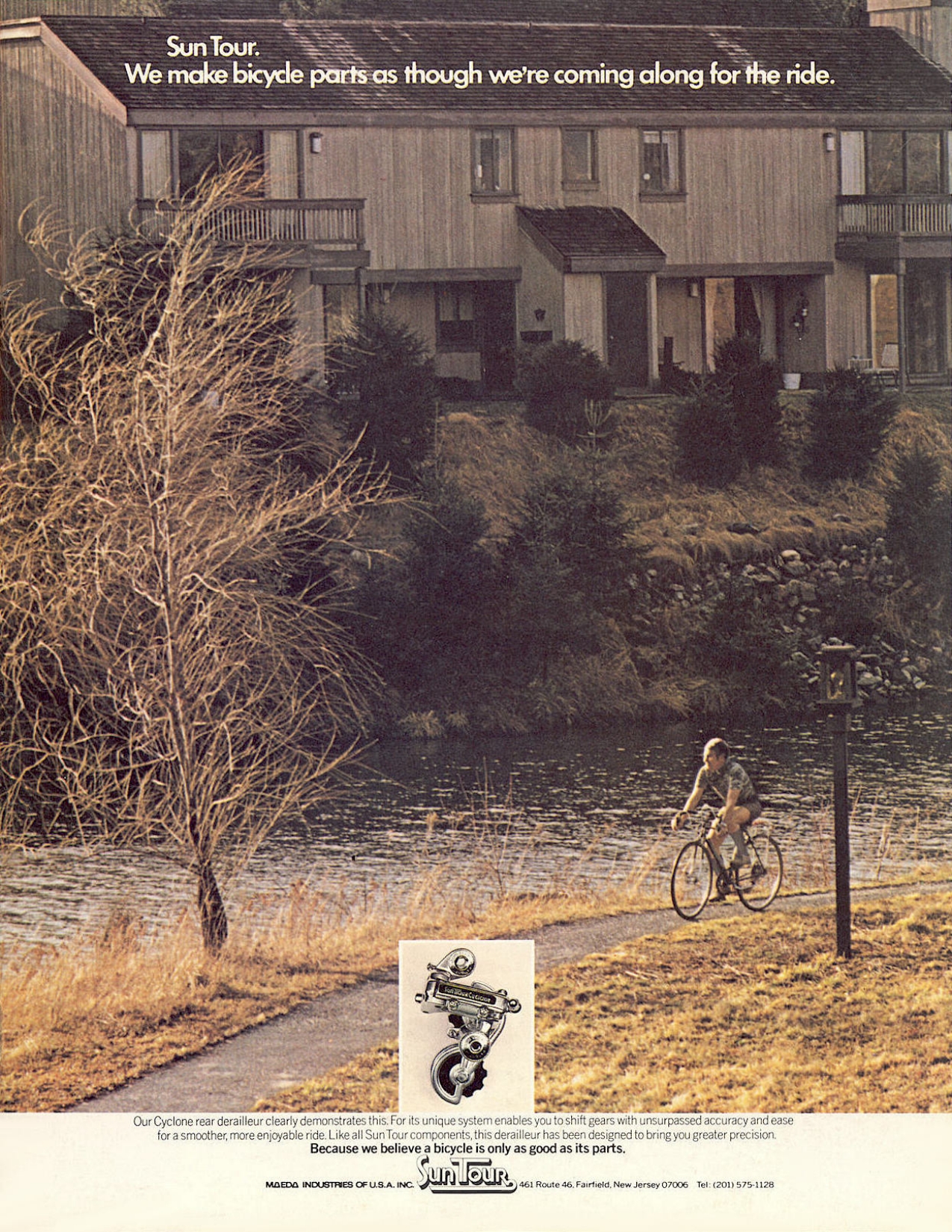 SunTour Cyclone advertisement (06-1976)