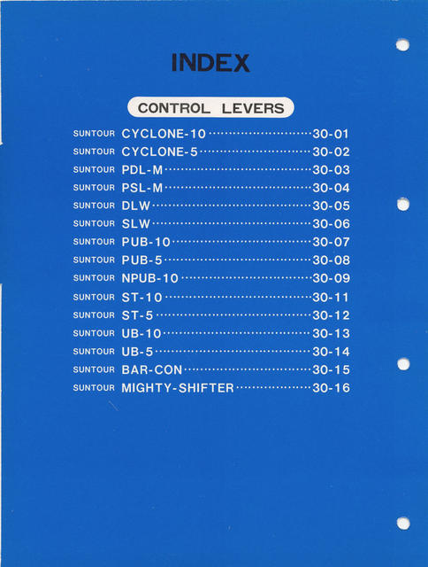 SunTour parts catalog (1976)