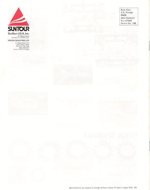 SunTour Superbe Pro catalog (11-1984)