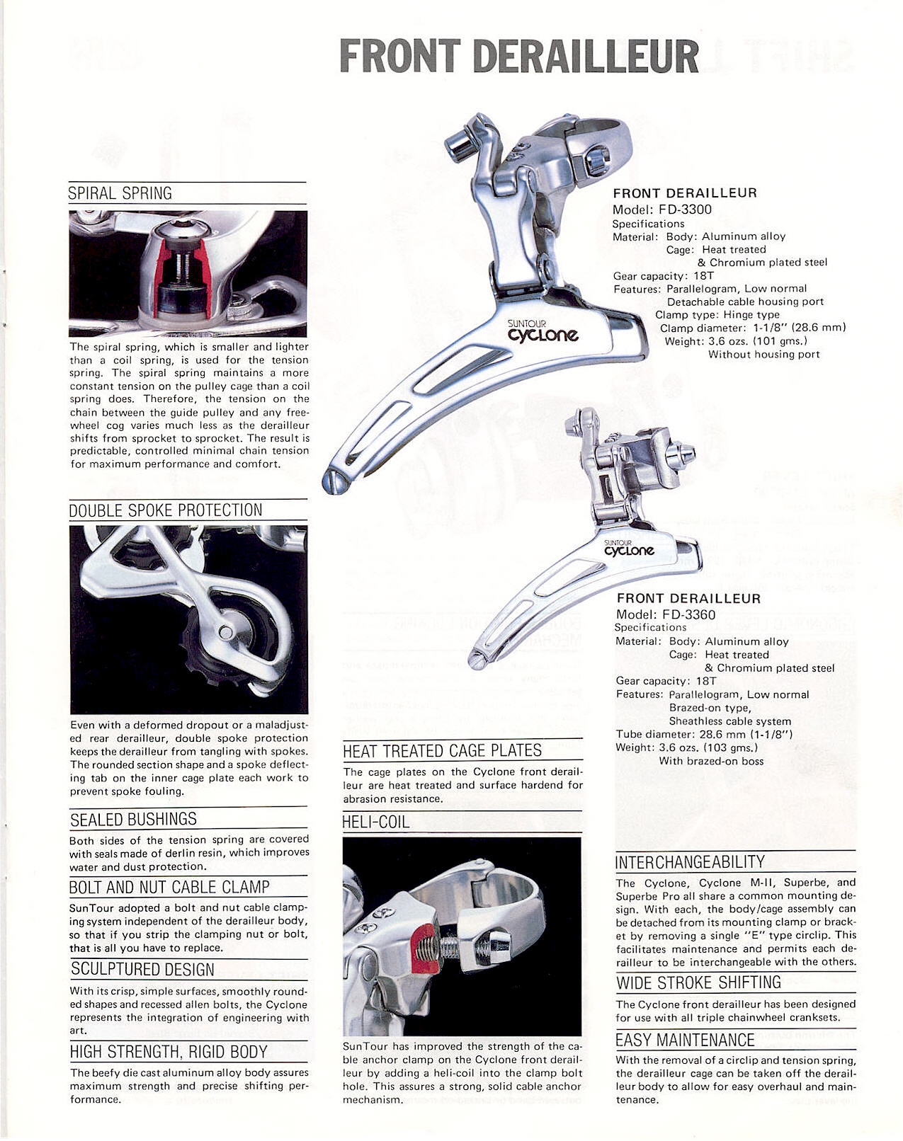 SunTour Cyclone catalog (10-1984)