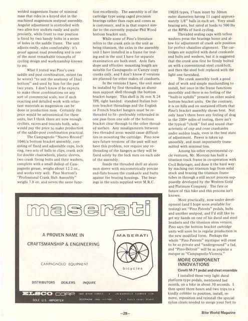 <---------- Bike World 08-1974 ----------> If I's From Pino, It's New