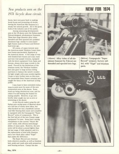<---------- Bike World 05-1974 ----------> 1974 Palm Springs Bike Show