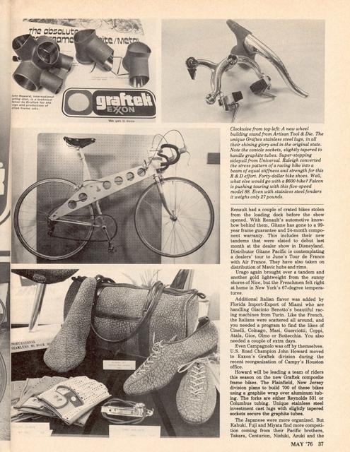 <------ Bicycling Magazine 05-1976 ------> 1976 New York City Cycle Show - Part 2