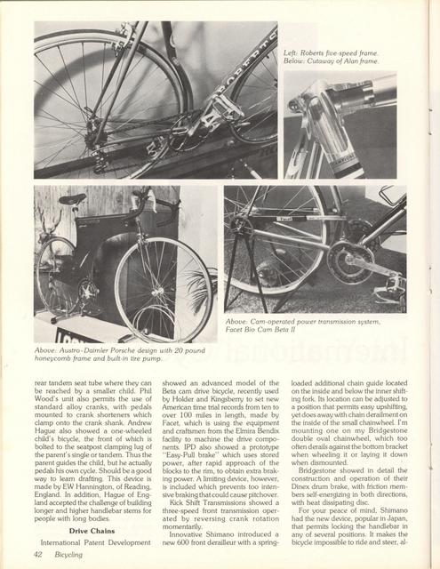 <------ Bicycling Magazine 05-1978 ------> 1978 New York City Cycle Show